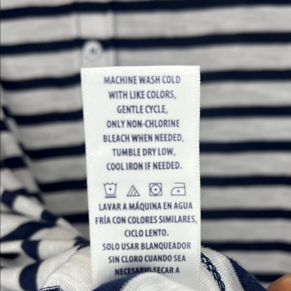 Splendid Navy and White Striped Tee - Picture 6 of 6